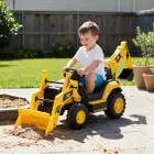 Escavadora Brincar CAT BACKHOE Amarela 7AH - Escavadora Brincar CAT BACKHOE Amarela 7AH